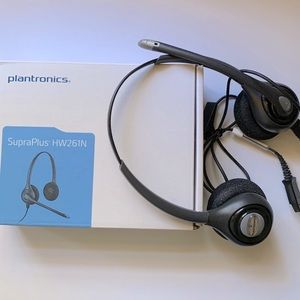 Plantronics SupraPlus noise canceling headset